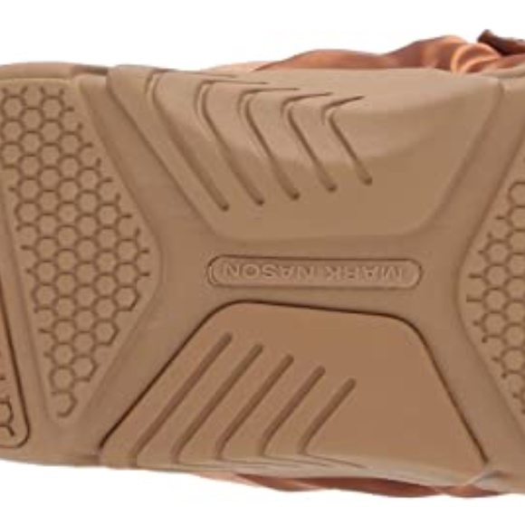 Mark Nason Los Angeles Bliss Genuine Sheep Shearling Fur Chestnut Suede Boot 6.5 - Picture 6 of 15